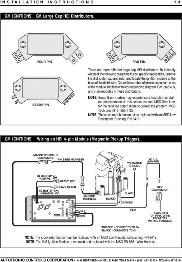 Msd 7Al 2 Wiring Diagram