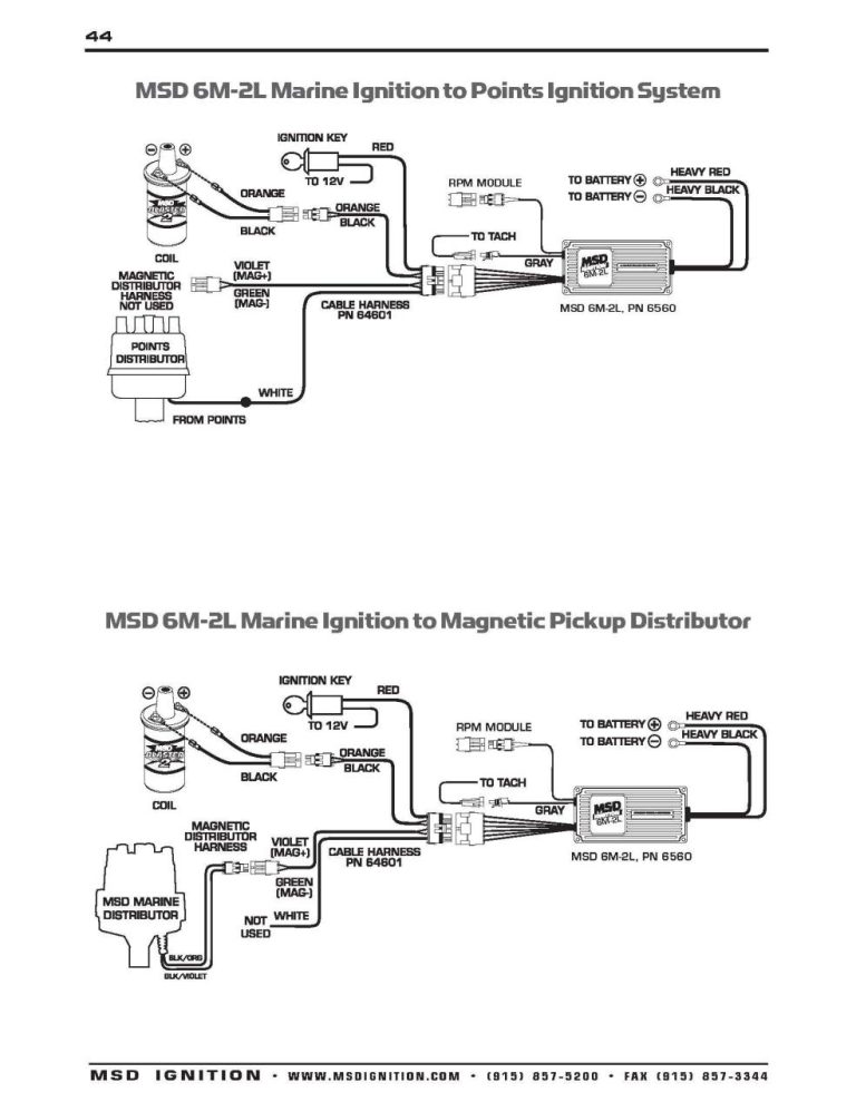 Wiring Diagram For Msd Ignition