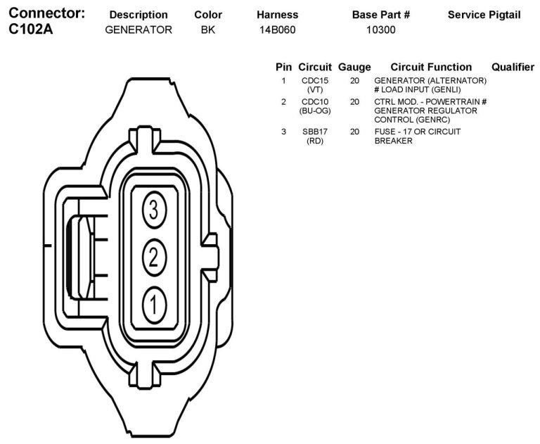 Alternator Pinout Toyota 4 Pin Alternator Wiring Diagram