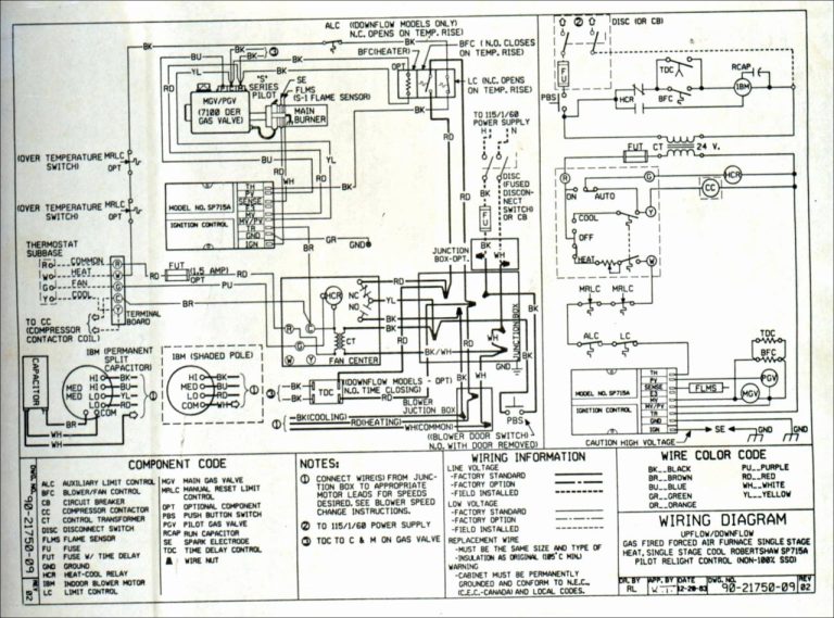 Nordyne Control Board Wiring Diagram
