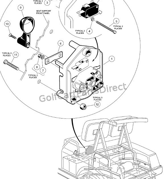 ezgo gas wiring diagram ignition switch