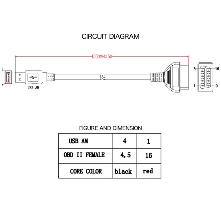 Usb Wiring Diagram Homemade Obd2 To Usb Cable