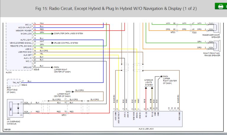 Color Code Kia Radio Color Wiring Diagram