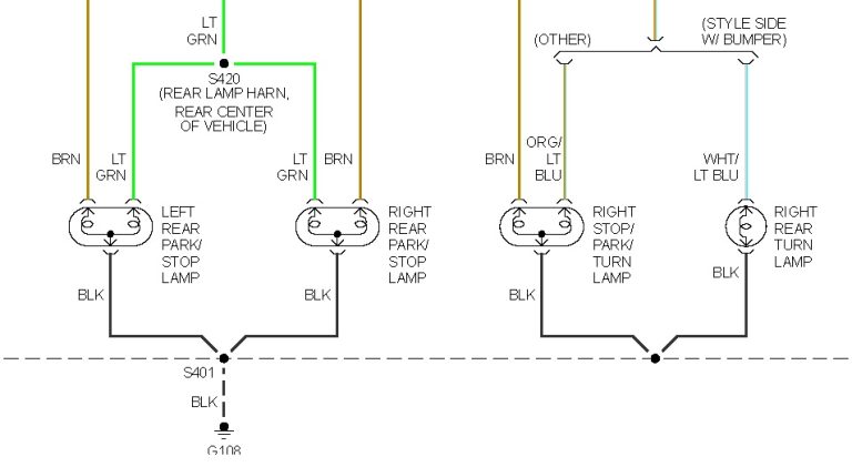 Ford Ranger Tail Light Wiring Diagram