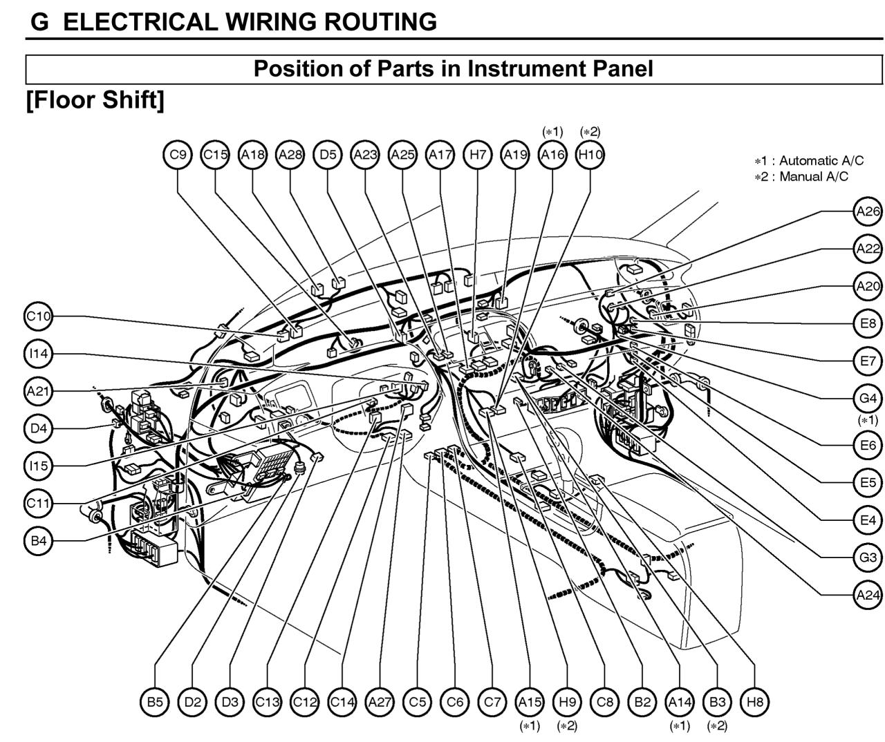 2001 Toyota Avalon Wiring Diagram