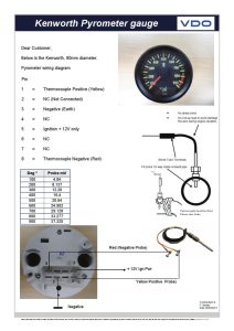 vdo pyrometer wiring diagram