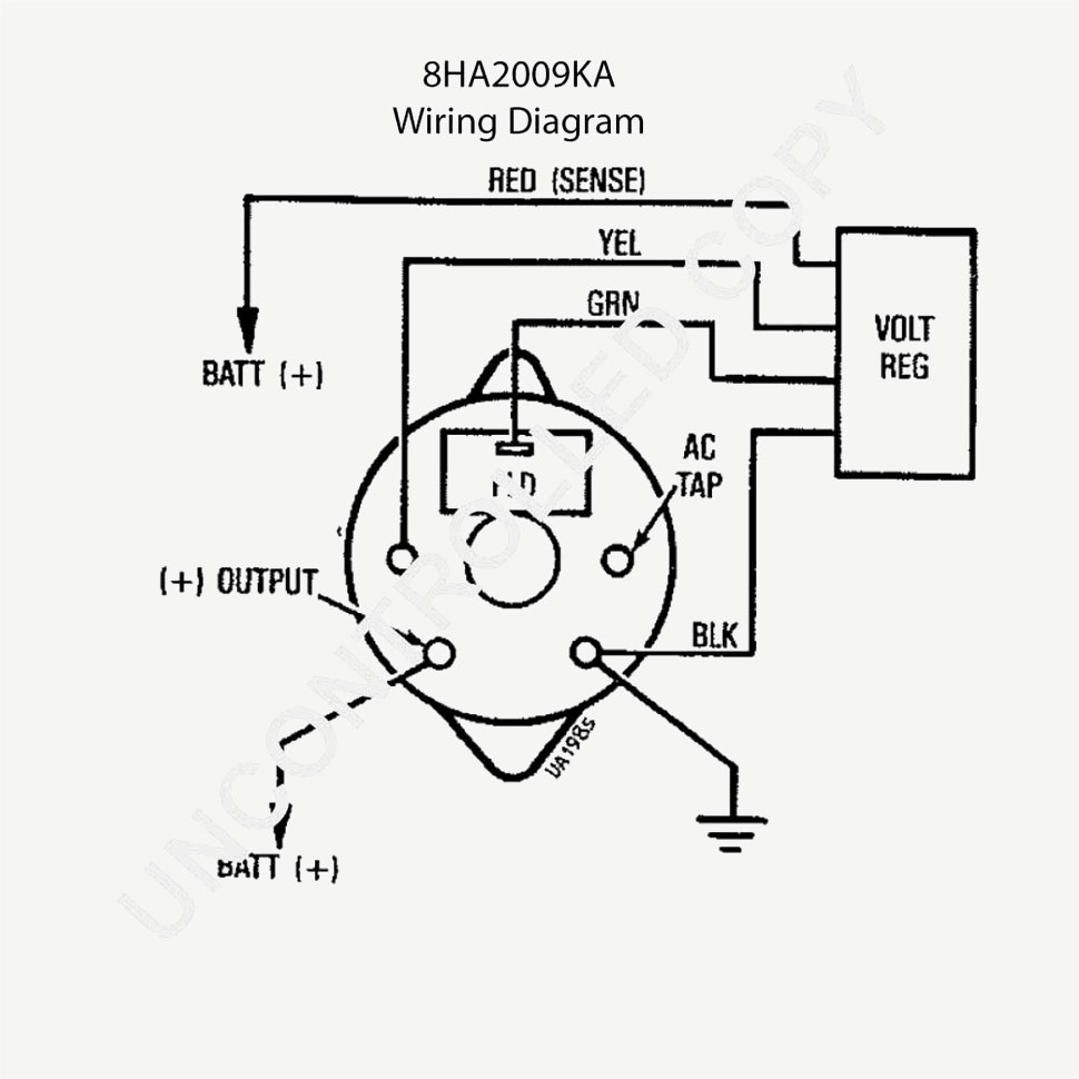 Alternator Wiring Diagram Tractor Wiring Diagram