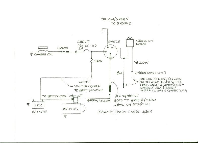 25 electric start wiring diagram