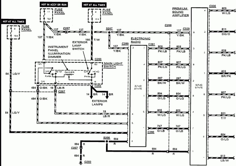 1992 Ford Tempo Wiring Diagram