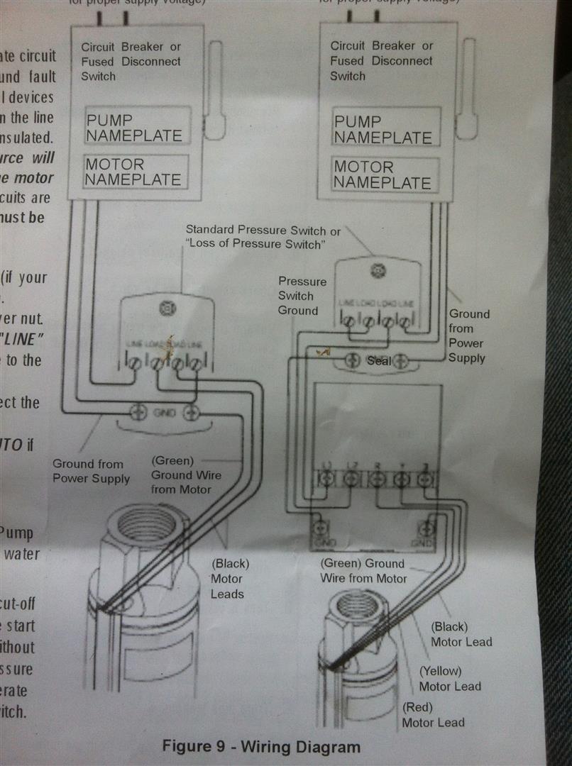 wiring a well pressure switch