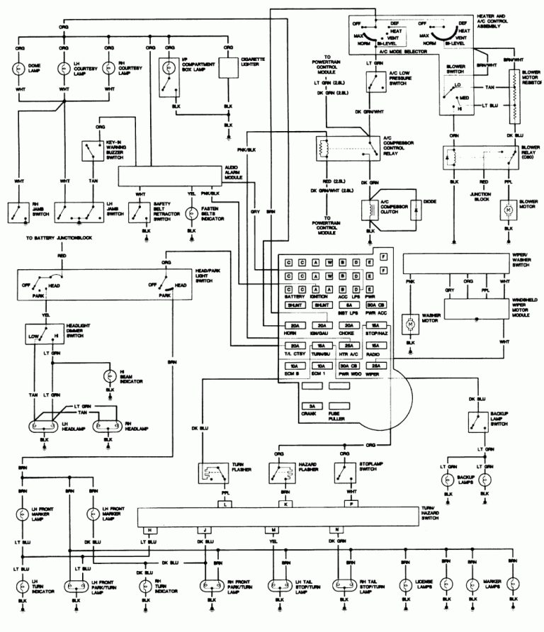 2002 Chevy S10 Radio Wiring Diagram