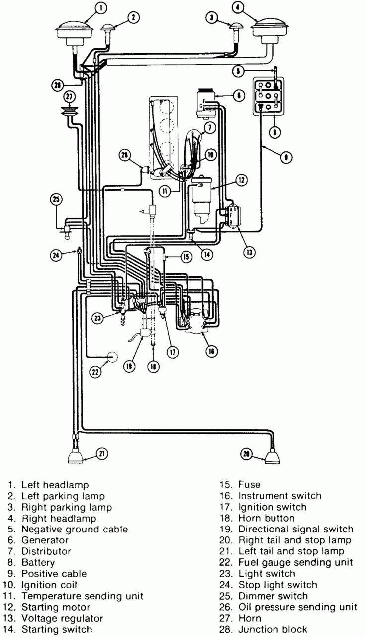 Ford 6 Volt Positive Ground Wiring Diagram