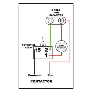 40 Potential Relay Start Capacitor Wiring Diagram Wiring Diagram
