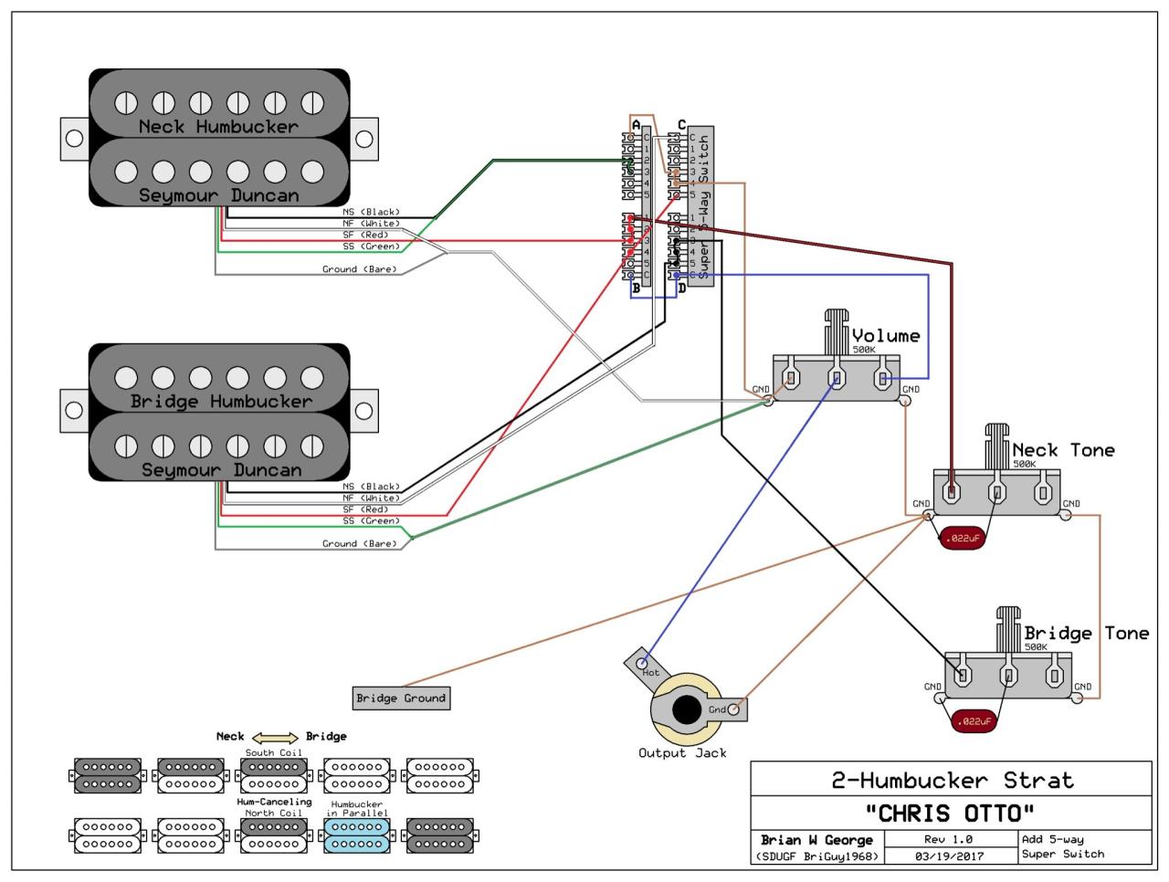 Seymour Duncan Wiring / Seymour Duncan Series Parallel Wiring Diagram