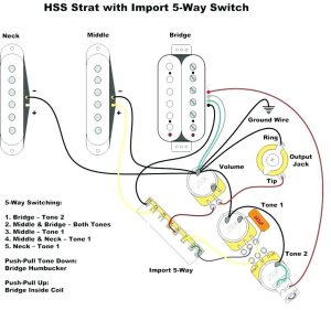️Hss Wiring Diagram 5 Way Switch 1 Volume 1 Tone Free Download Qstion.co