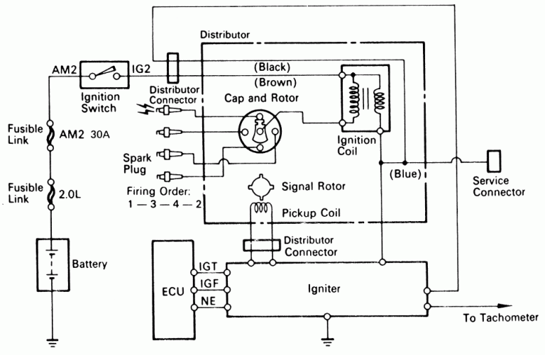 Toyota Ignition Switch Wiring Diagram