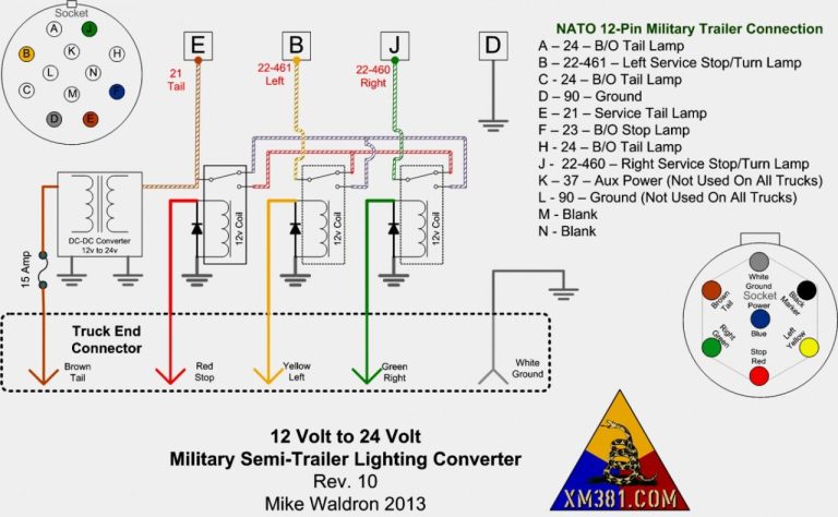 Wiring Diagram For Semi Trailer Lights