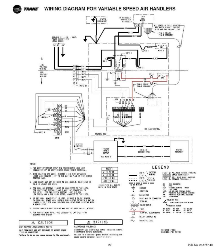 Trane Blower Motor Wiring Diagram