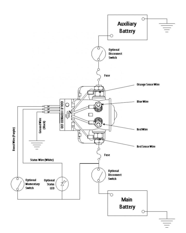 Rv Battery Isolator Wiring Diagram
