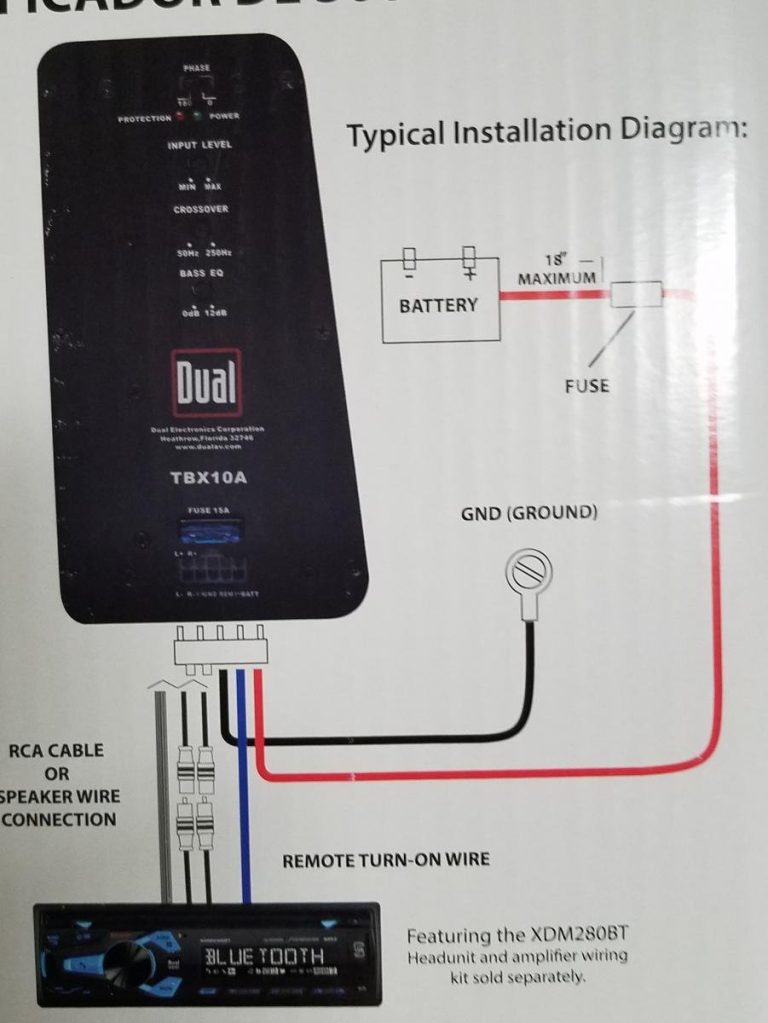 Installation Dual Tbx10A Wiring Diagram
