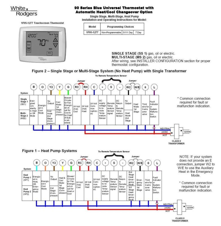 Wiring Diagram For Emerson Thermostat