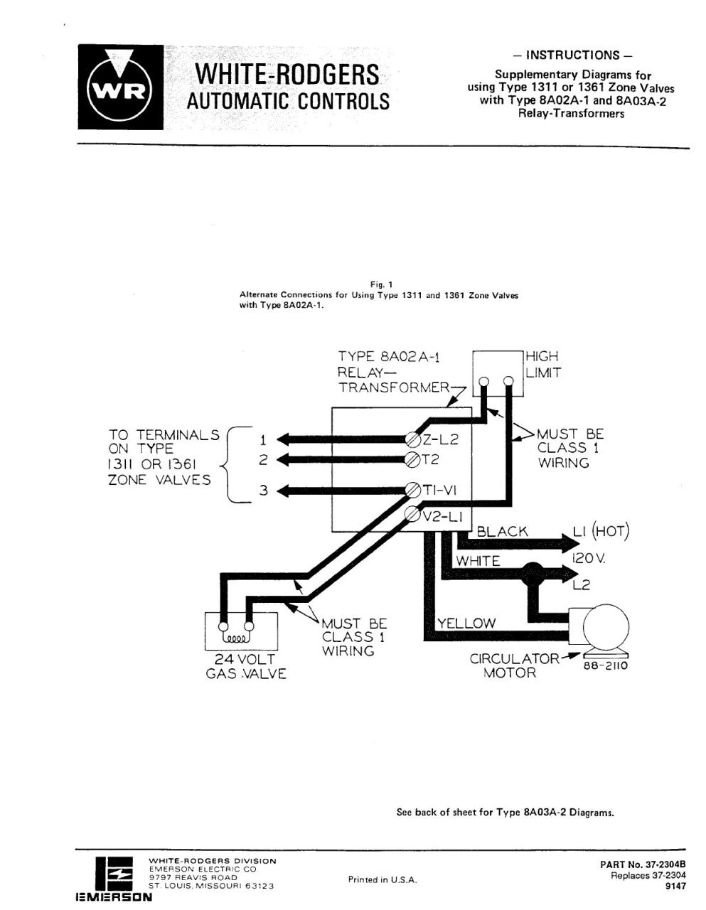 3 Wire Zone Valve Wiring Diagram