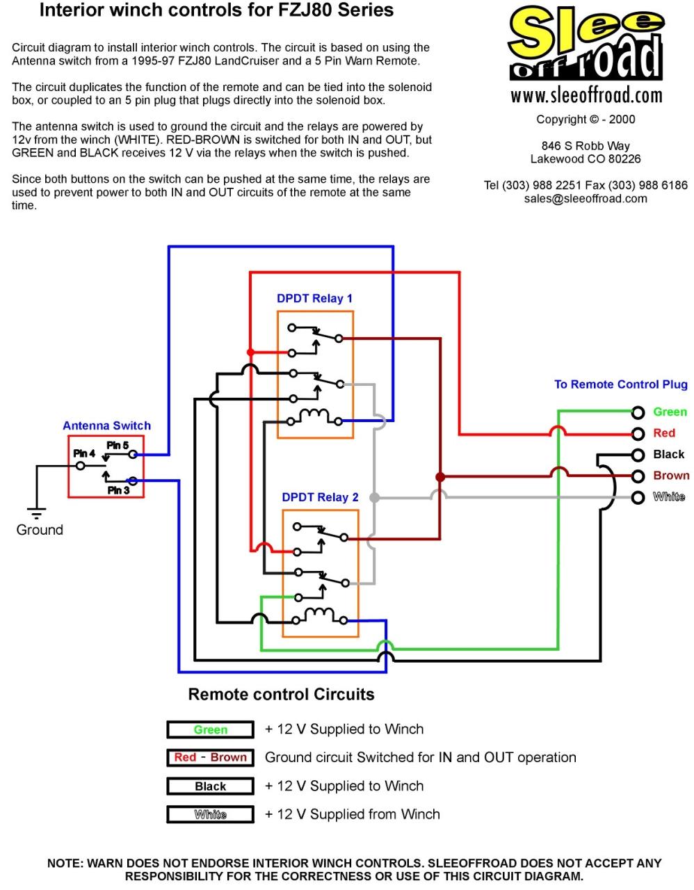 Winch Wireless Remote Control Wiring Diagram Free Wiring Diagram