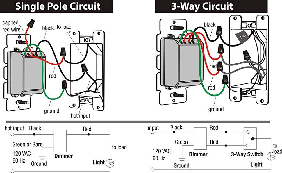 Wiring Diagram 3 Way Dimmer Switch