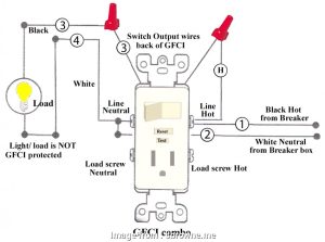 Wiring Gfi Schematic Installation How to wire a switched gfi outlet