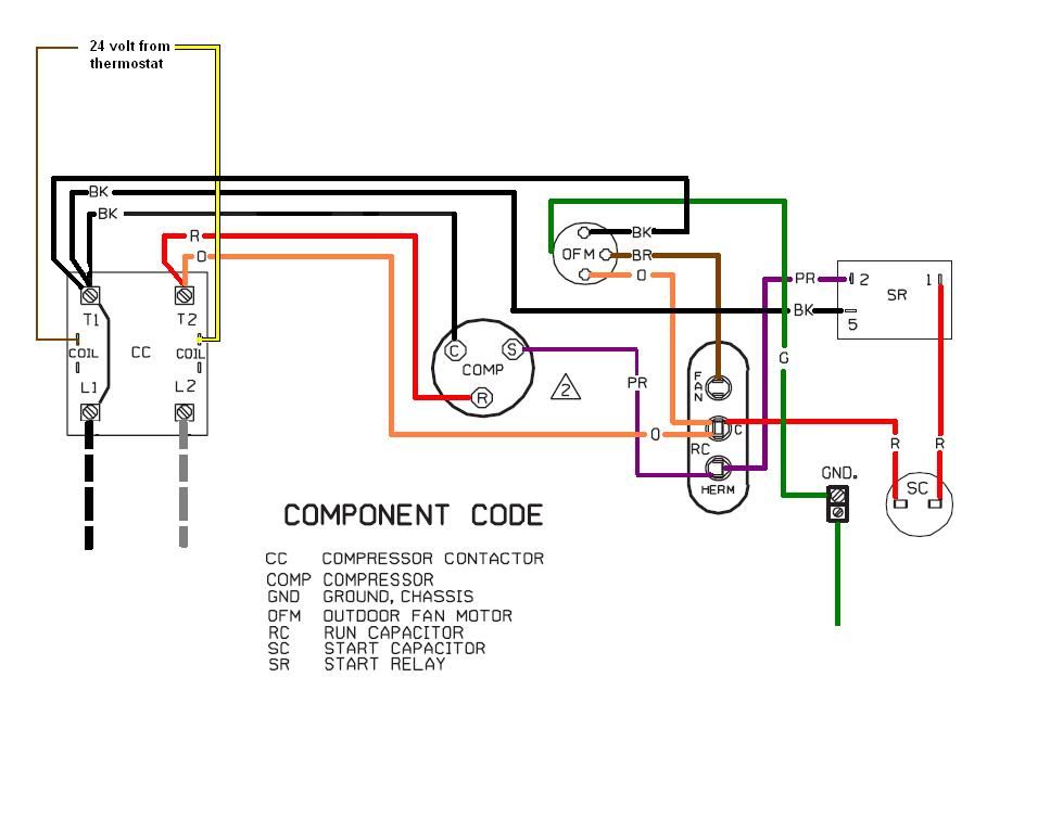 4 Wire Condenser Fan Motor Wiring Diagram