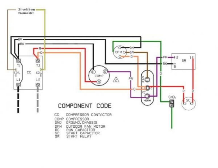 Hard Start Capacitor Wiring Diagram