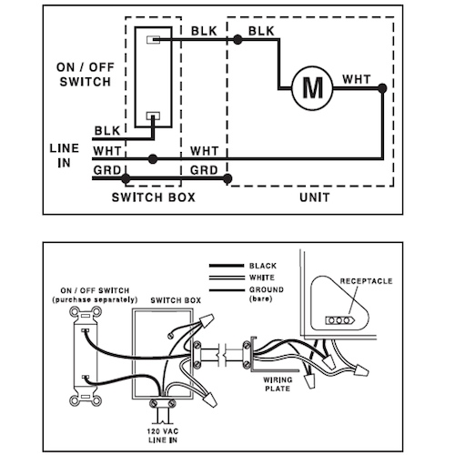 Typical Bathroom Wiring Diagram