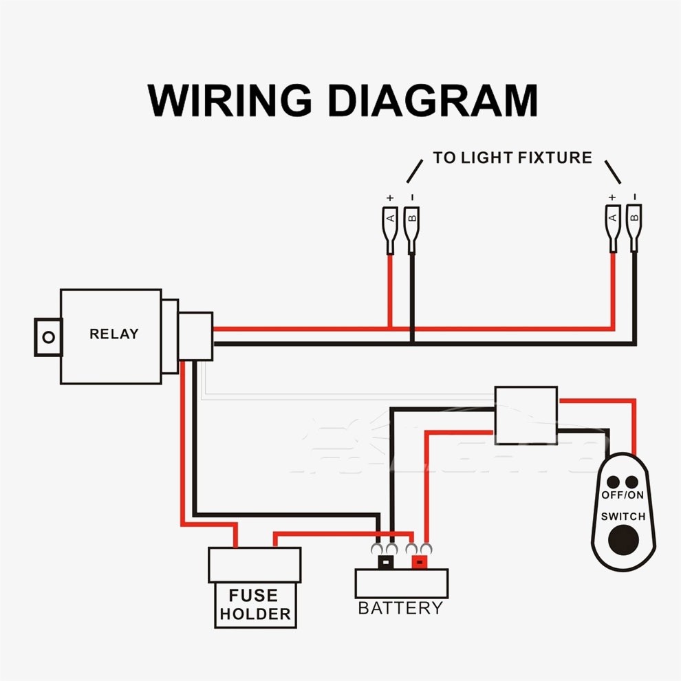 Led Light Bar Relay Wiring Diagram Database Wiring Diagram Sample