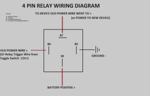 12V Relay Wiring Diagram 5 Pin / Universal Spst Relay Wiring Diagram