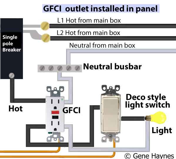 240V Gfci Breaker Wiring Diagram