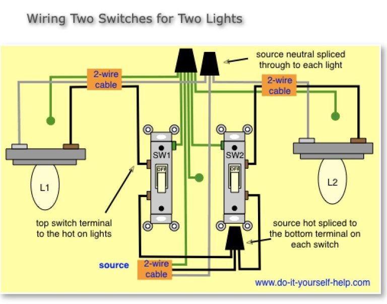 Wiring 2 Light Switches In Parallel