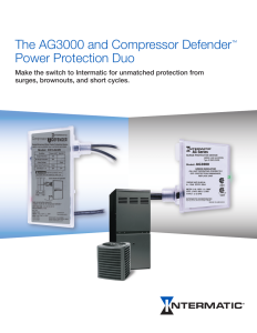 The AG3000 and Compressor Defender™ Power