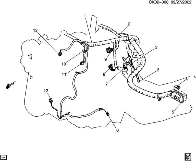 2003 Chevy Cavalier Wiring Harness Diagram