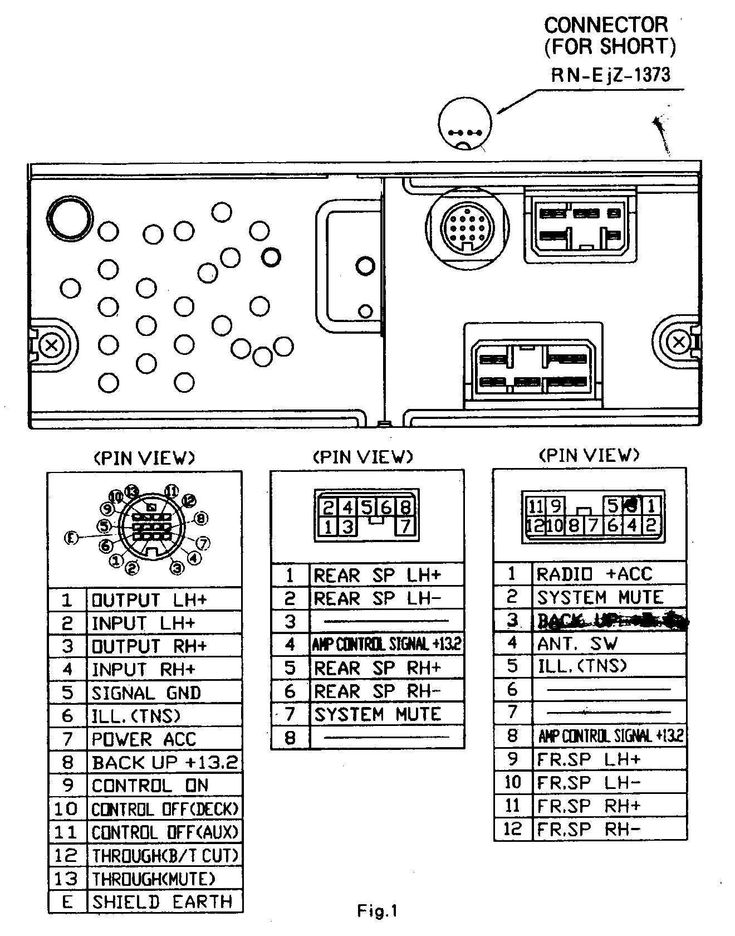 1998 Mazda Protege Radio Wiring Diagram