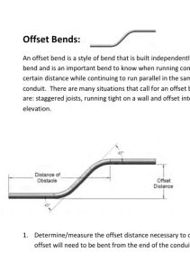 Conduit bending guide Electrical wiring, Home electrical wiring
