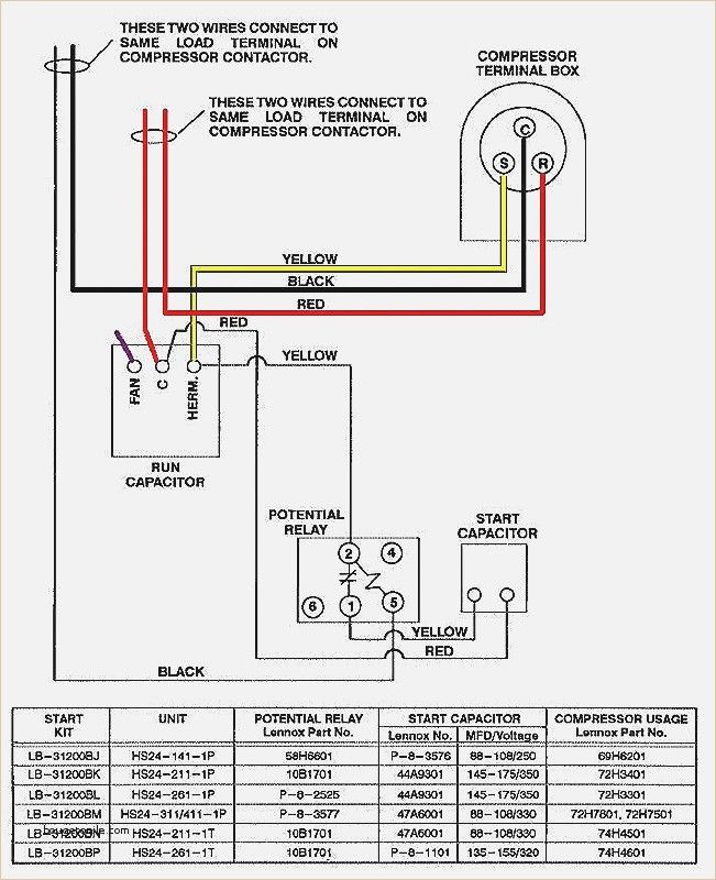 Goodman Ac Capacitor Wiring Diagram