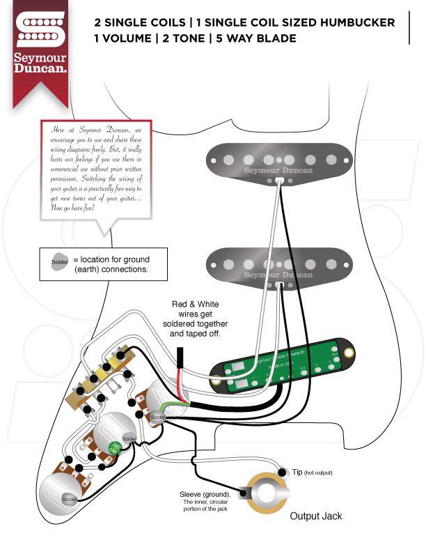 Strat Wiring Diagram 1 Volume 1 Tone For Your Needs