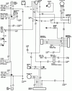 I find the wiring diagram for the interior of a 1976 F100 4WD pickup?