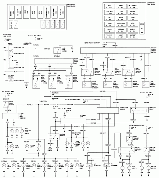 Mazda 626 Radio Wiring Diagram