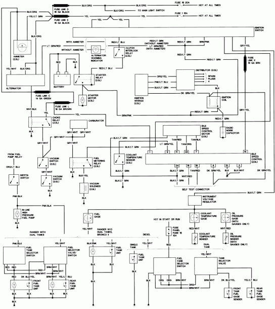 Ford Fuel Pump Relay Wiring Diagram