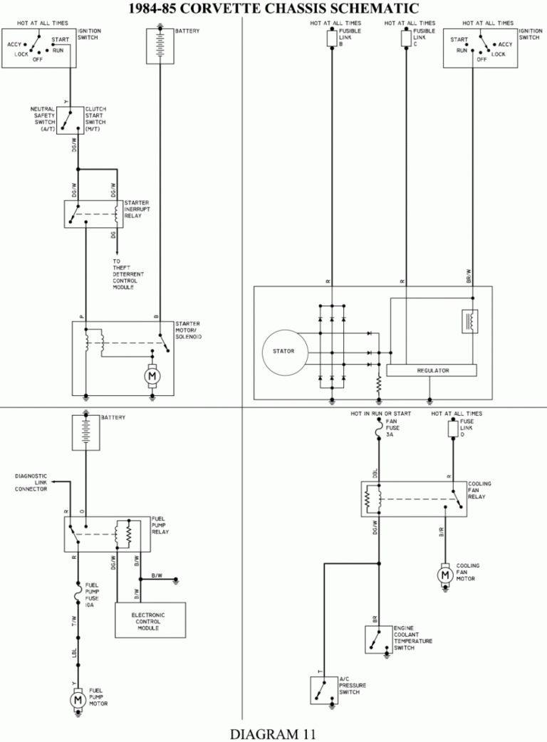 C4 Corvette Engine Wiring Diagram
