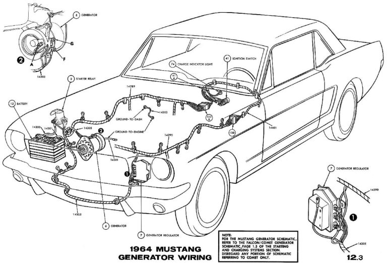 65 Mustang Alternator Wiring Diagram