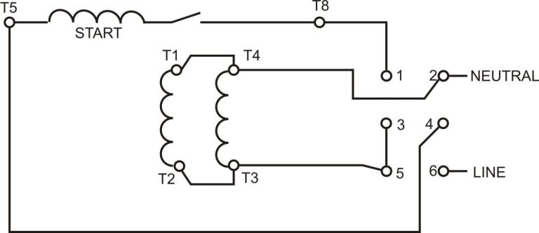 Electric Motor Wiring Diagram 110 To 220