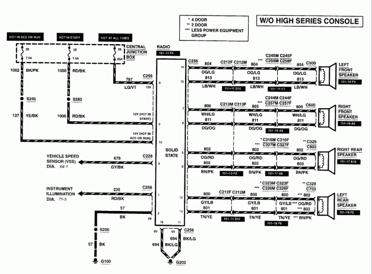 2007 Ford Explorer Radio Wiring Diagram