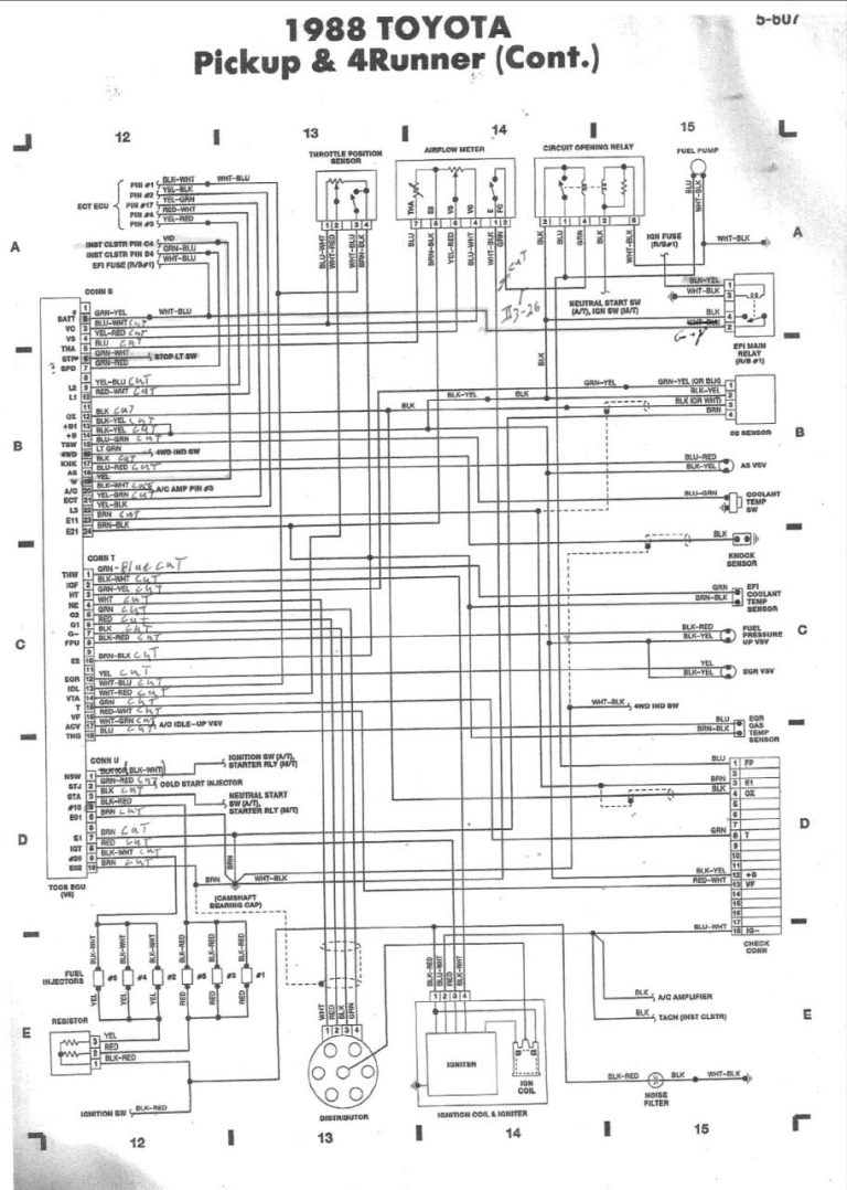 1989 Toyota Pickup Ignition Wiring Diagram